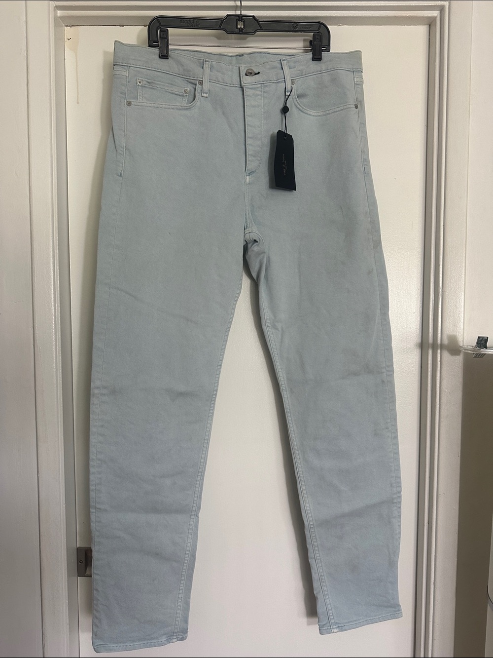 rag & bone standard issue 2 Slim Straight Light Blue Men’s Jeans